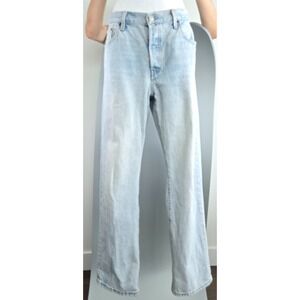 Levis Premium San Fran Jeans 31x30 Button Fly Straight Wide Leg Light Wash Y2K